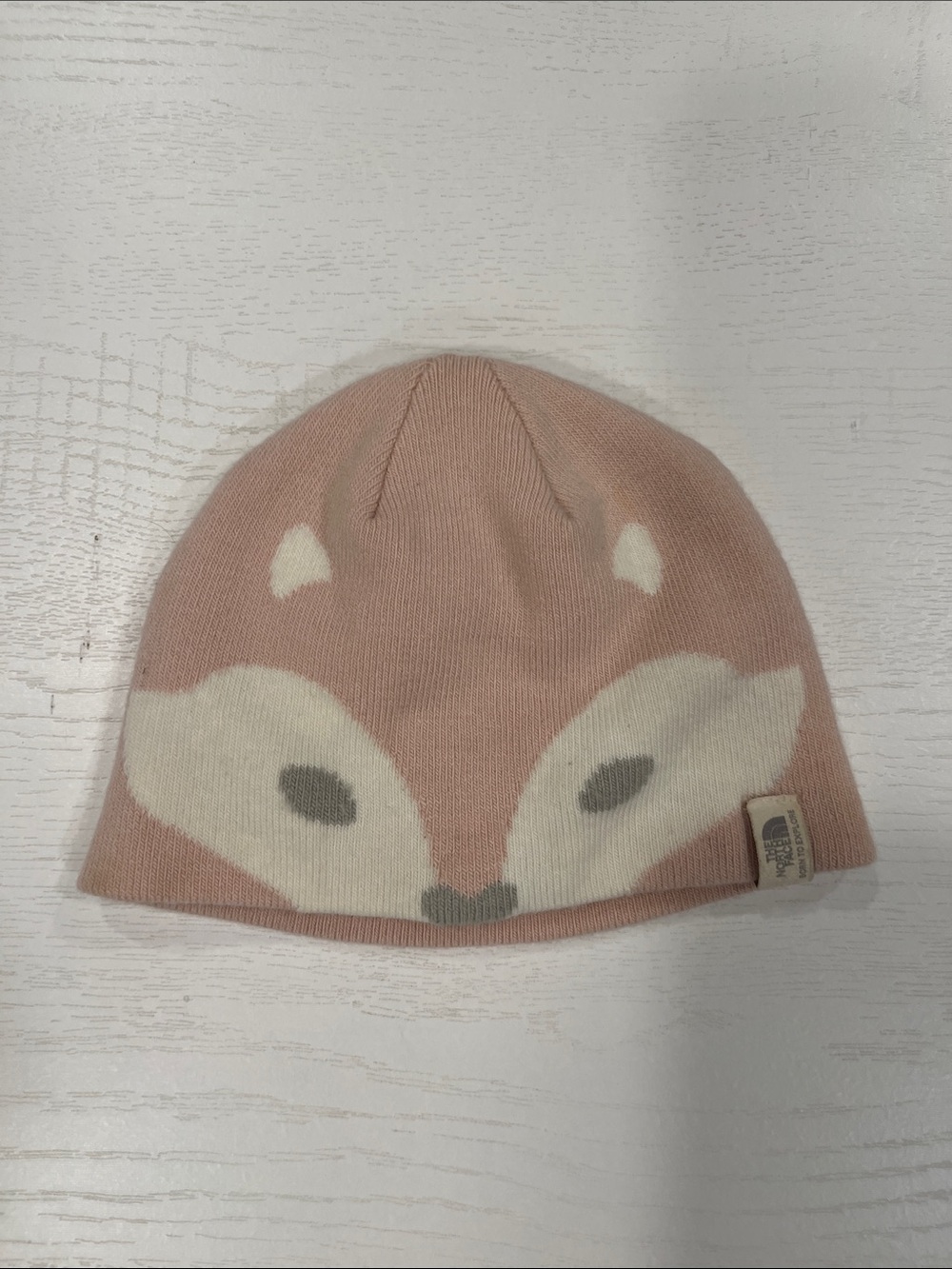The North Face Kids Pink Fox Beanie